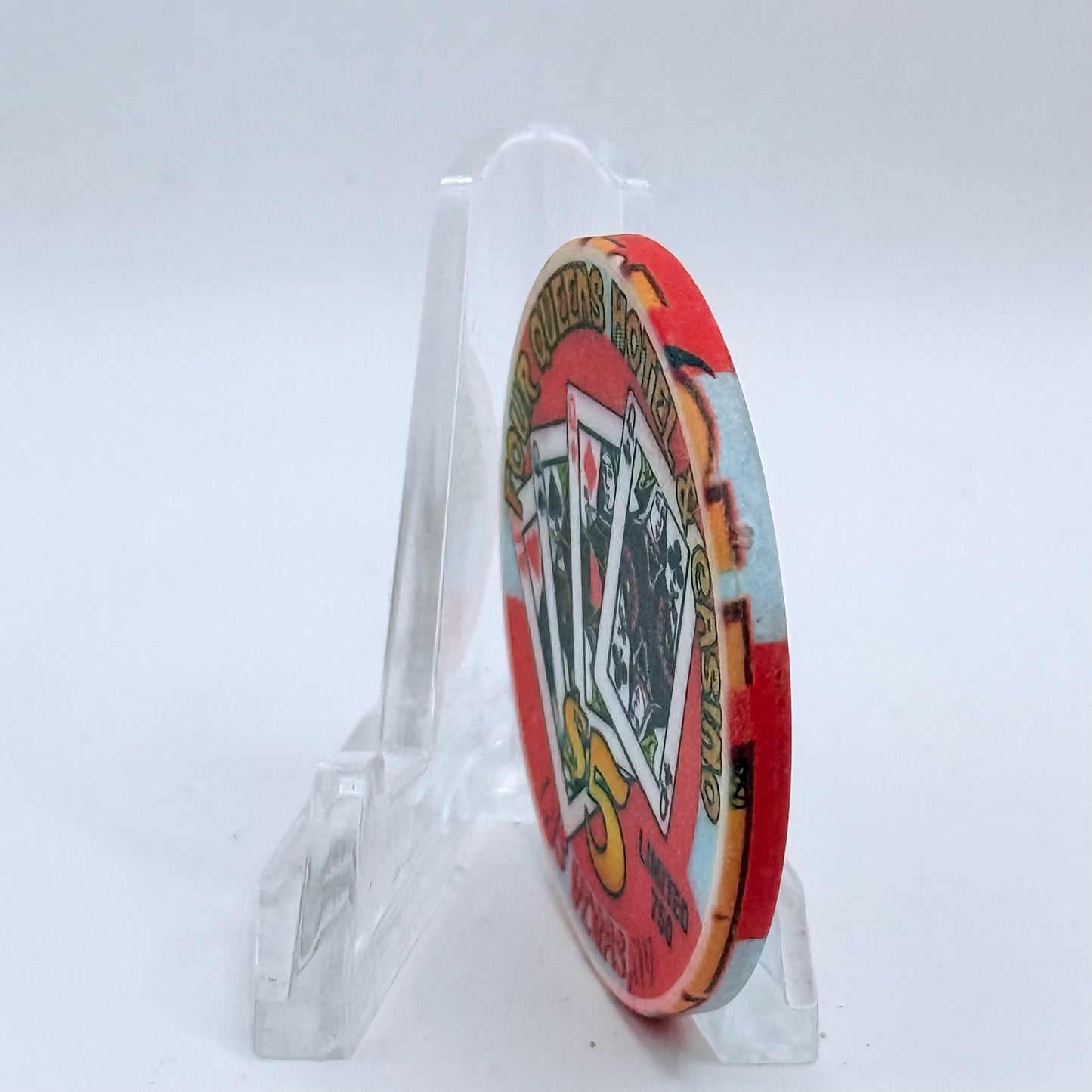 Four Queens Las Vegas Nevada 1998 'Halloween' LE $5 Casino Chip V2504