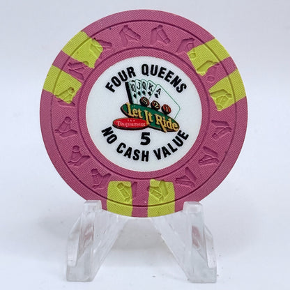 Four Queens Las Vegas Nevada 1996 $5 NCV Casino Chip N8375