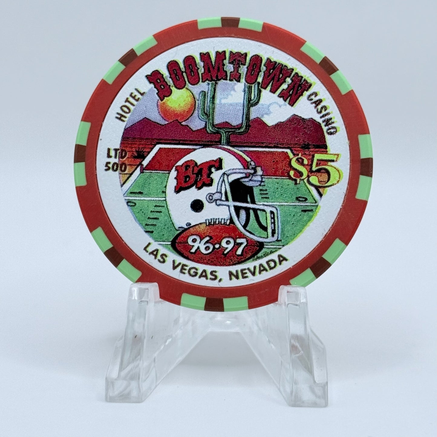 Boomtown Las Vegas Nevada 1996 LE $5 Casino Chip N8018
