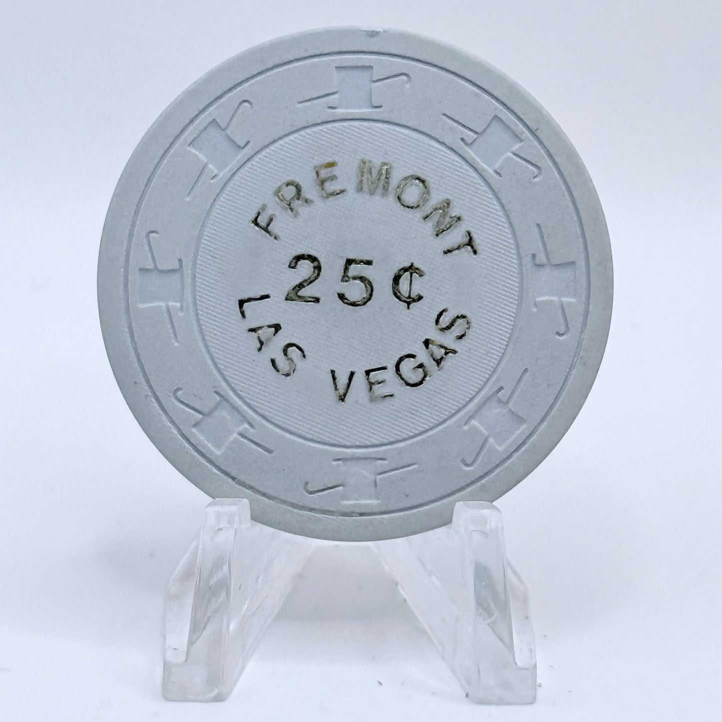Fremont Las Vegas Nevada 1980s $0.25 Casino Chip N1637