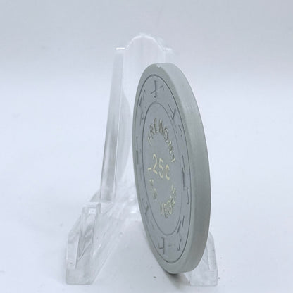 Fremont Las Vegas Nevada 1980s $0.25 Casino Chip N1637