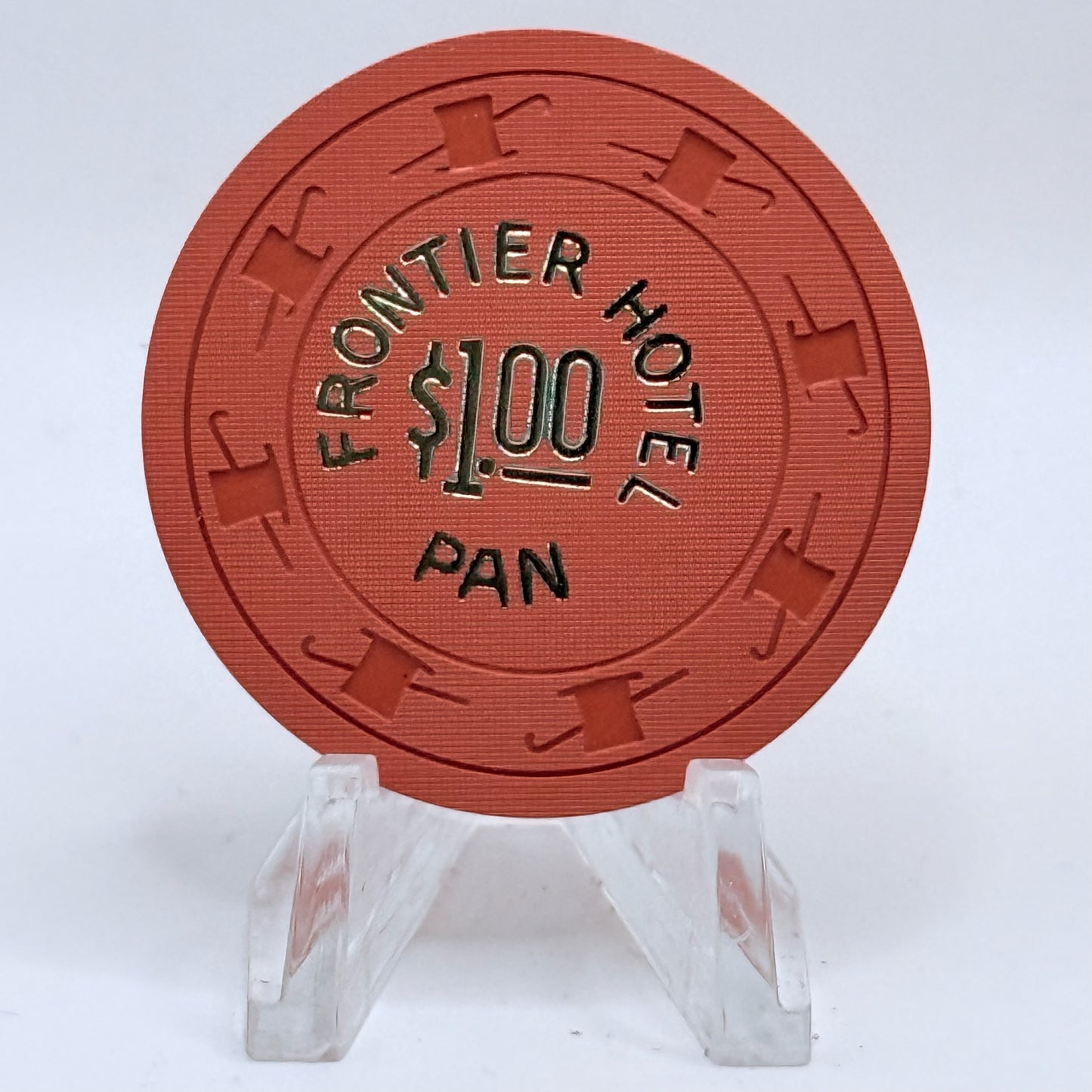 Frontier Hotel Las Vegas Nevada 1960s $1 Casino Chip N3873