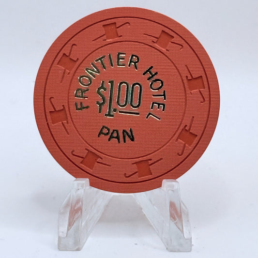 Frontier Hotel Las Vegas Nevada 1960s $1 Casino Chip N3873