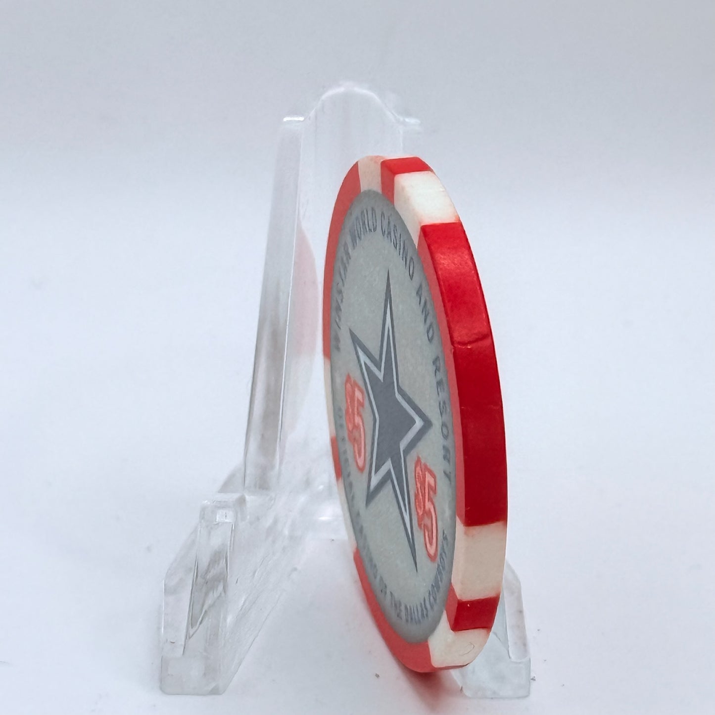 Winstar World Casino 'Dallas Cowboys' Thackerville Oklahoma 2020 LE $5 Casino Chip