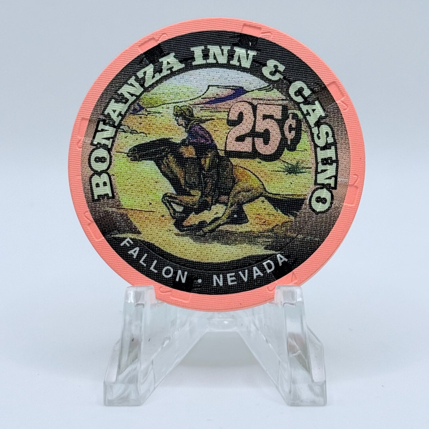 Bonanza Inn Fallon Nevada 1997 $0.25 Casino Chip N9353