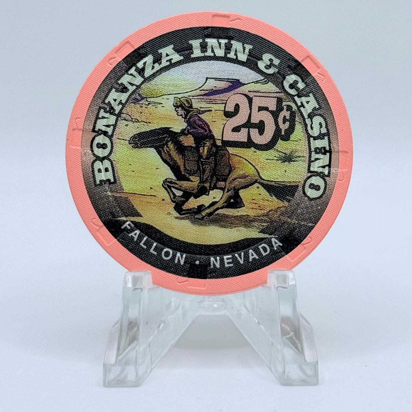 Bonanza Inn Fallon Nevada 1997 $0.25 Casino Chip N9353