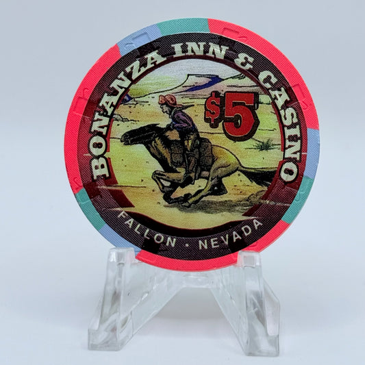 Bonanza Inn Fallon Nevada 1997 $5 Casino Chip N9356