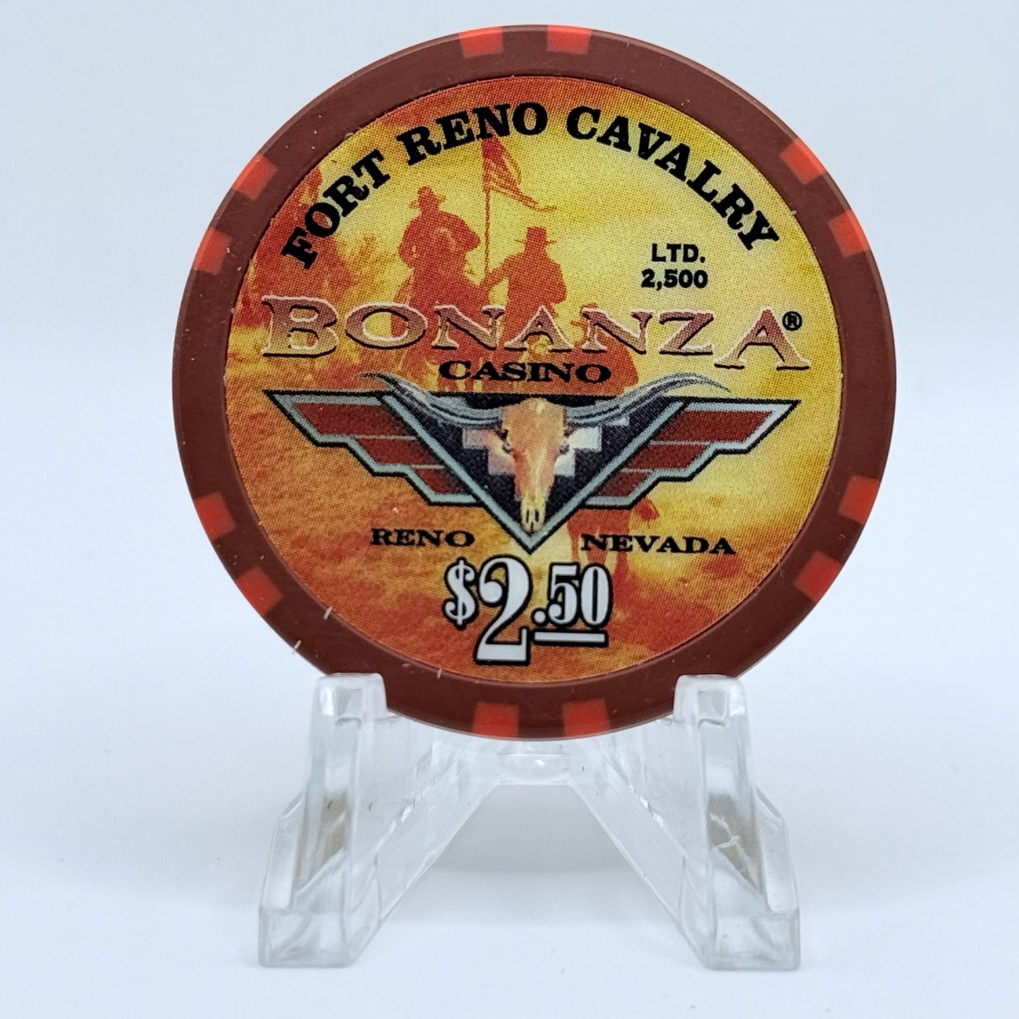 Bonanza Casino Reno Nevada 2009 '1970 Challenger' LE $2.50 Casino Chip