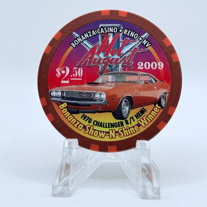 Bonanza Casino Reno Nevada 2009 '1970 Challenger' LE $2.50 Casino Chip