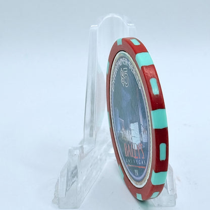 Bally's Las Vegas Nevada 1997 'Barbara Mandrell' LE $5 Casino Chip N9286