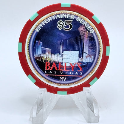 Bally's Las Vegas Nevada 1997 'Liza Minnelli' LE $5 Casino Chip N9289