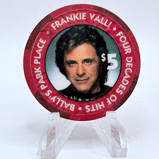 Bally's (Park Place) (Wild Wild West) Atlantic City New Jersey 'Frankie Valli' LE $5 Casino Chip