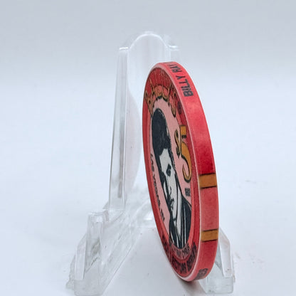 Bally's Las Vegas Nevada 1992 'Billy Ray Cyrus' LE $5 Casino Chip N0597