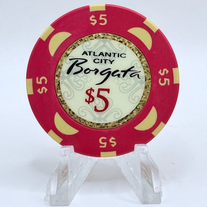 Borgata Atlantic City New Jersey $5 Casino Chip