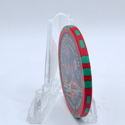 Boulder Station Las Vegas Nevada 2004 LE $5 Casino Chip E3708