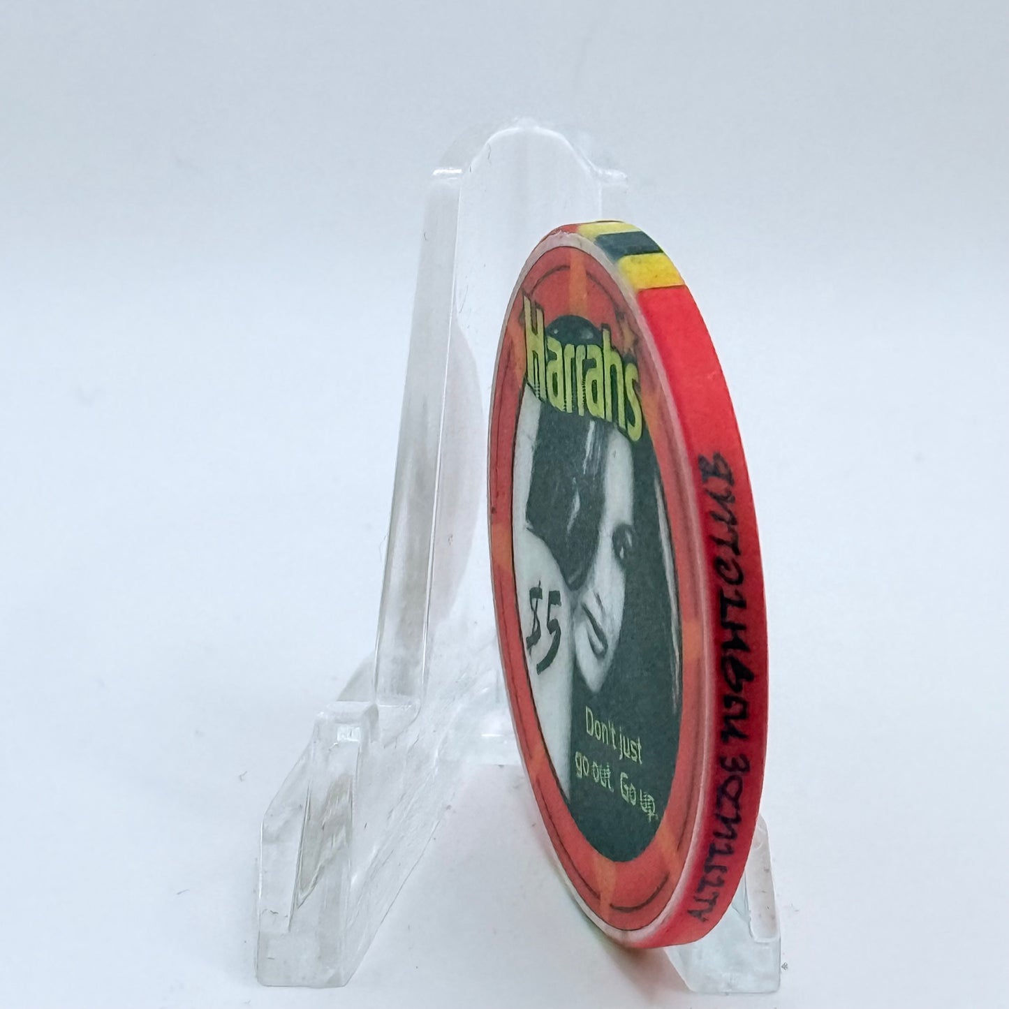 Harrah's Lake Tahoe Nevada 2003 LE $5 Casino Chip N0859