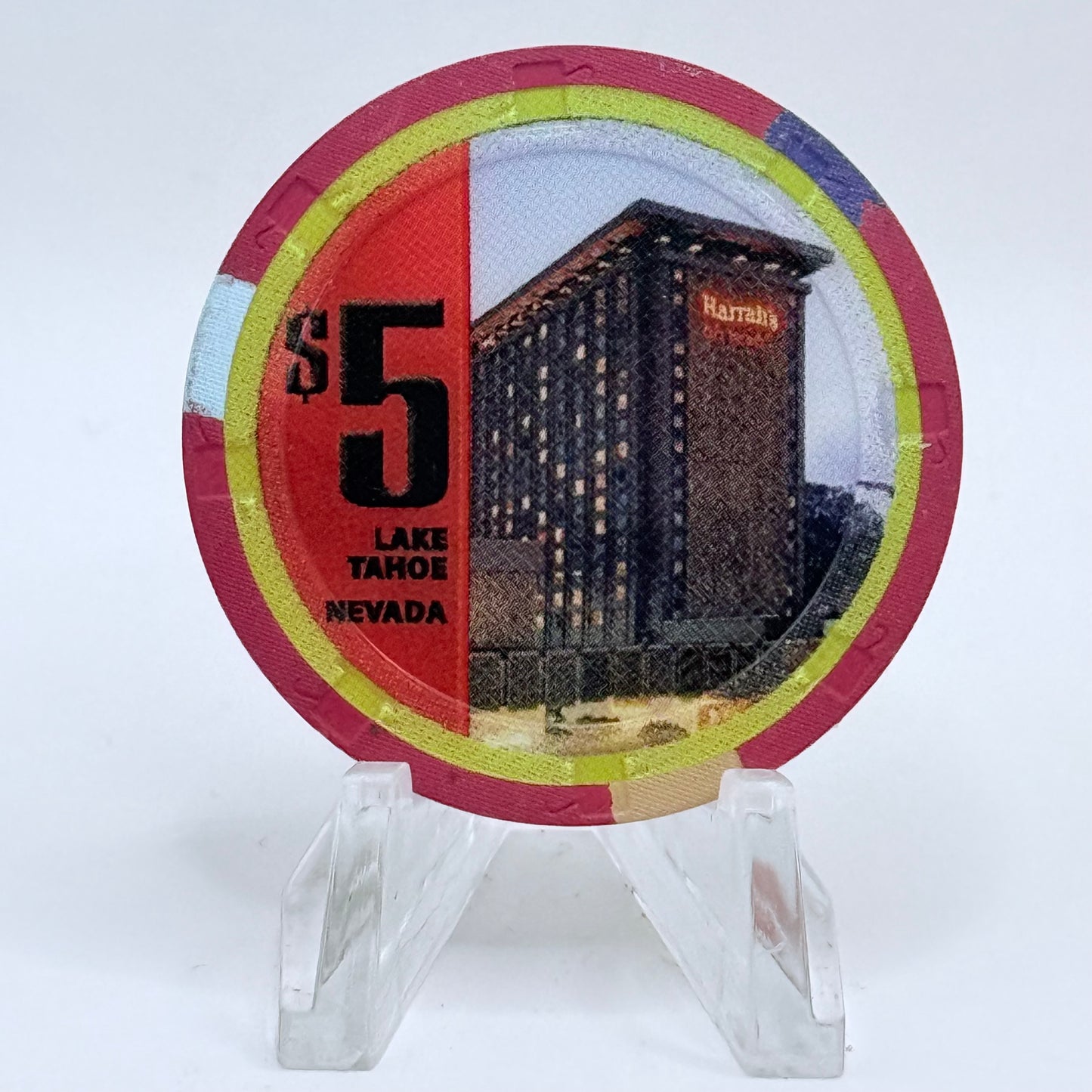 Harrah's Lake Tahoe Nevada 2004 'Drea de Matteo' LE $5 Casino Chip E3255