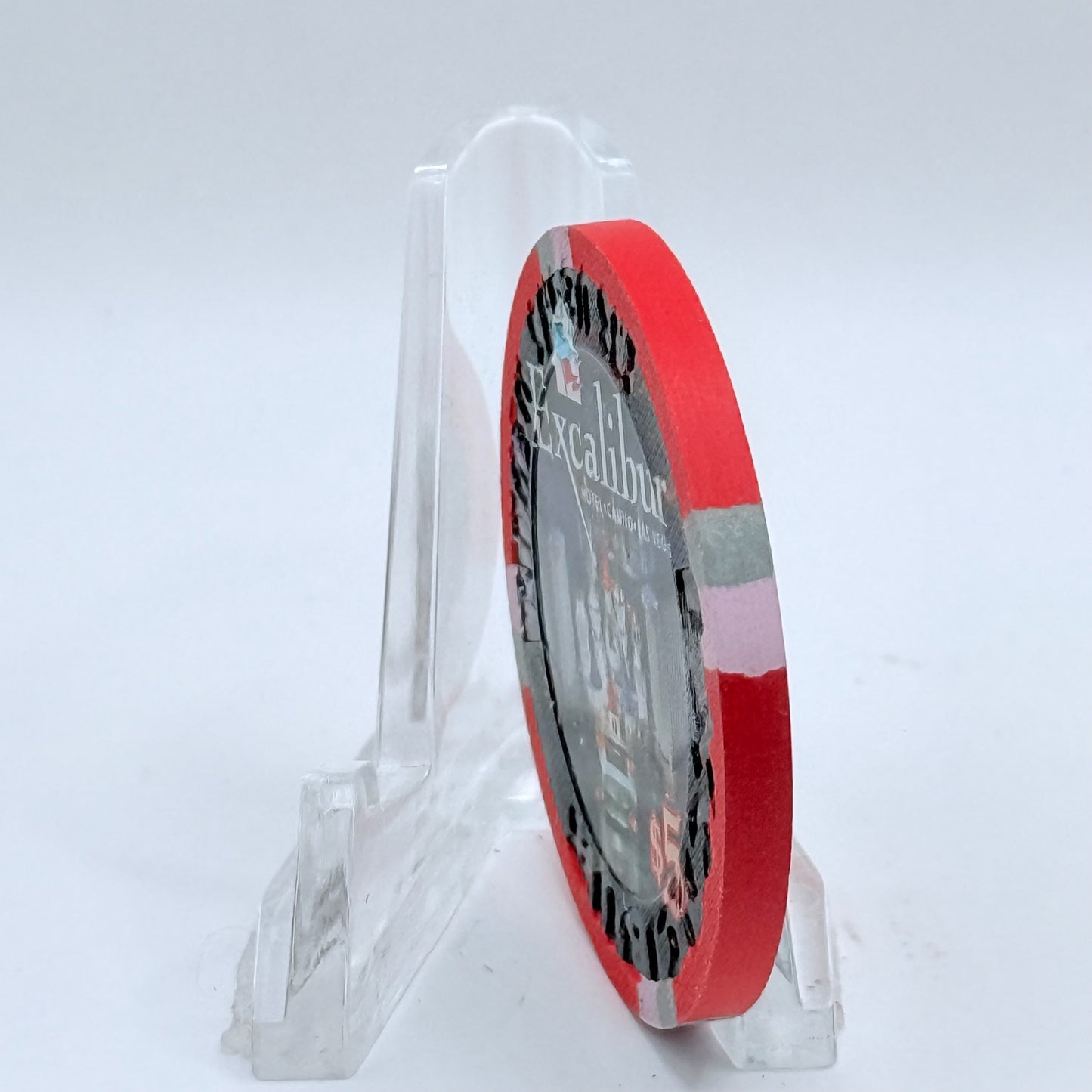 Excalibur Las Vegas Nevada 2008 'Tournament Of Kings' LE $5 Casino Chip E7886