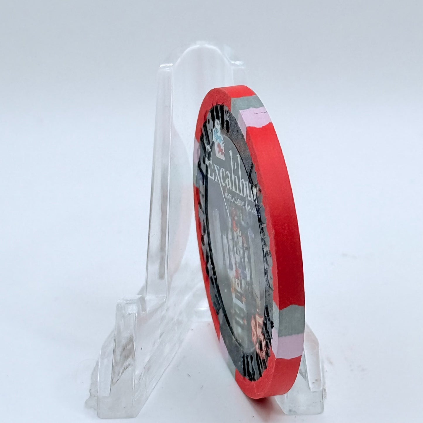 Excalibur Las Vegas Nevada 2008 'Tournament Of Kings Two Horses' LE $5 Casino Chip E7887