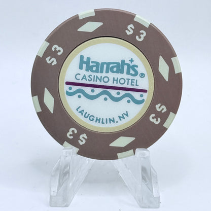 Harrah's Laughlin Nevada 1990 $3 Casino Chip E3802