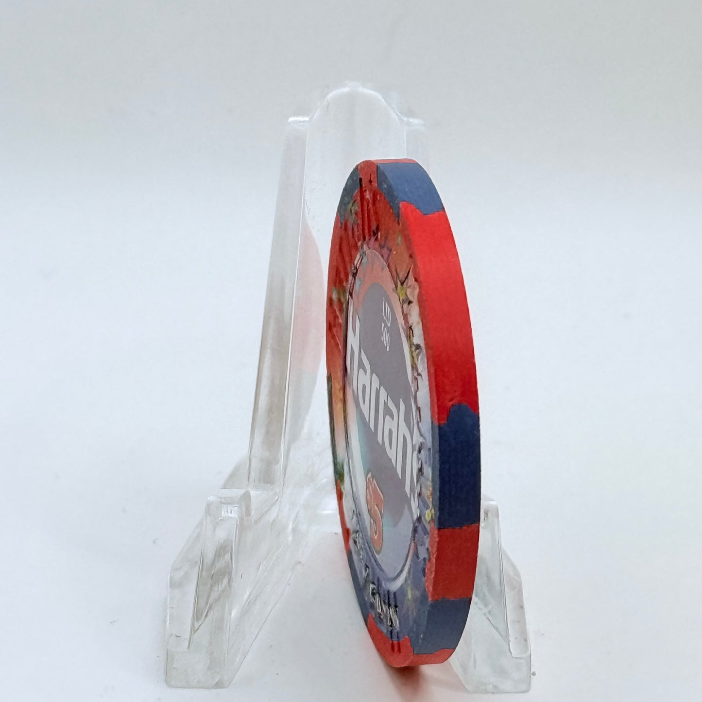 Harrah's Las Vegas Nevada 2002 '4th Of July' LE $5 Casino Chip E0970