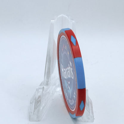 Harrah's Las Vegas Nevada 2003 'Improv 40 Years Of Laughter' LE $5 Casino Chip E0929