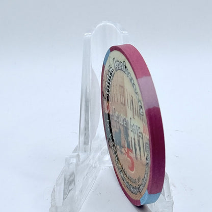 Golden Gate Las Vegas Nevada 2006 '100th Anniversary' LE $5 Casino Chip E5127