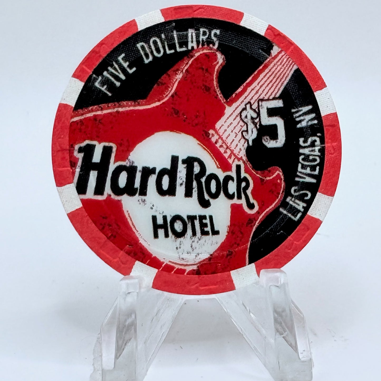 Hard Rock - Las Vegas Las Vegas Nevada 2007 'Valentine's Day' LE $5 Casino Chip E5937