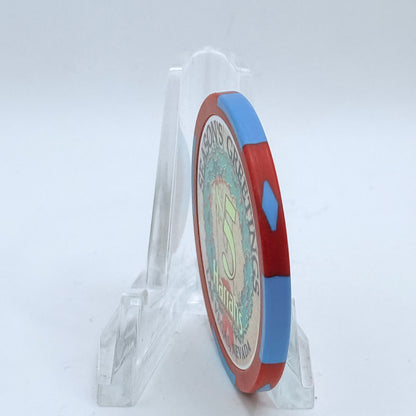 Harrah's Las Vegas Nevada 2003 'Eight Maids a Milking' Series 2312 LE $5 Casino Chip E0928