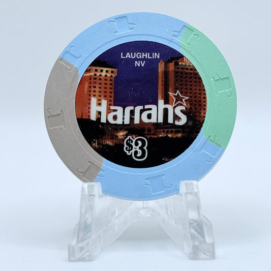 Harrah's Laughlin Nevada 2007 $3 Casino Chip E6472