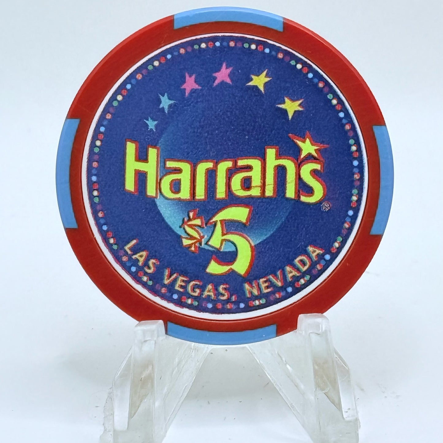Harrah's Las Vegas Nevada 2003 'Year Of The Ram' LE $5 Casino Chip E0969