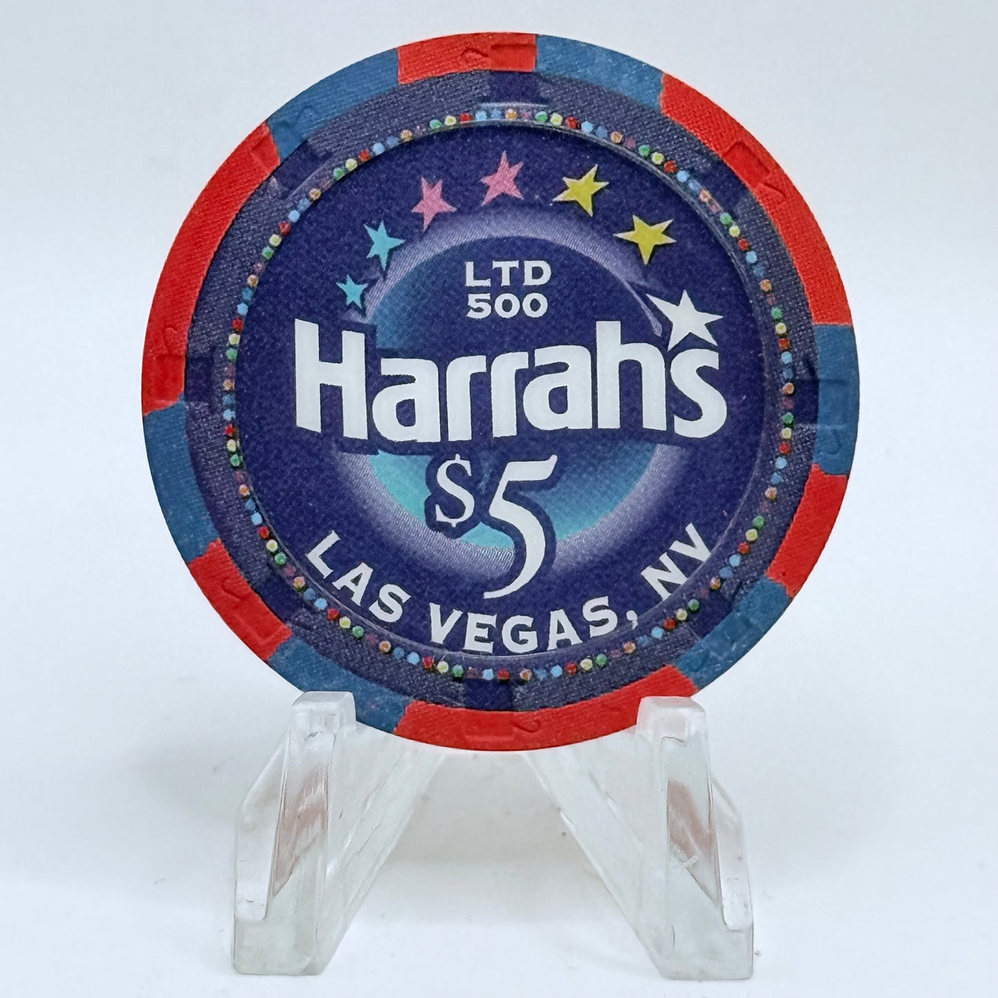 Harrah's Las Vegas Nevada 2004 'Vote' LE $5 Casino Chip E4007