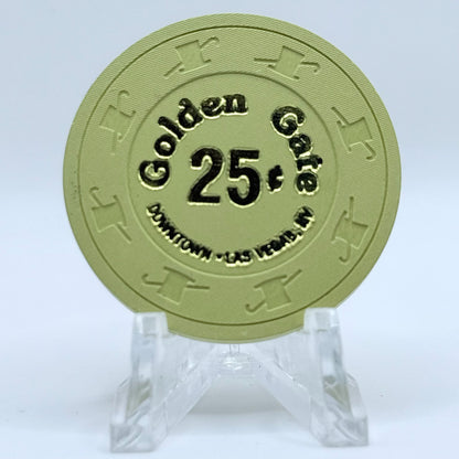 Golden Gate Las Vegas Nevada $0.25 Casino Chip N3112.L