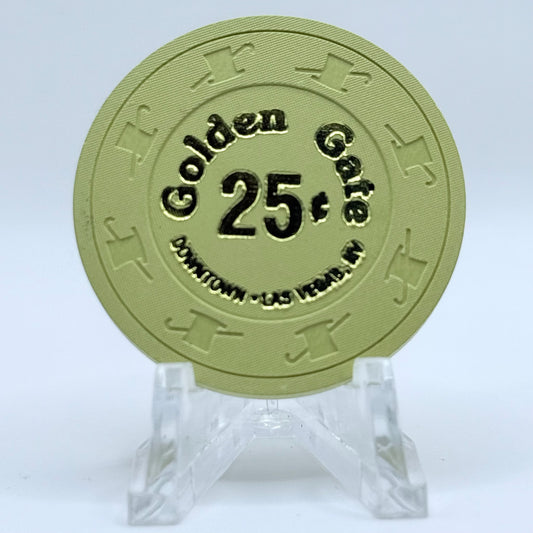 Golden Gate Las Vegas Nevada $0.25 Casino Chip N3112.L