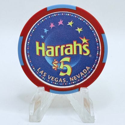 Harrah's Las Vegas Nevada 2004 'Year Of The Monkey' LE $5 Casino Chip E3346