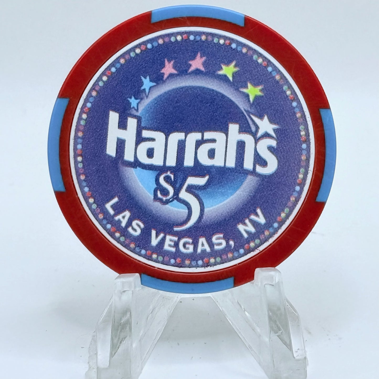 Harrah's Las Vegas Nevada 2003 'Big Game Day XXXVII' LE $5 Casino Chip E3344