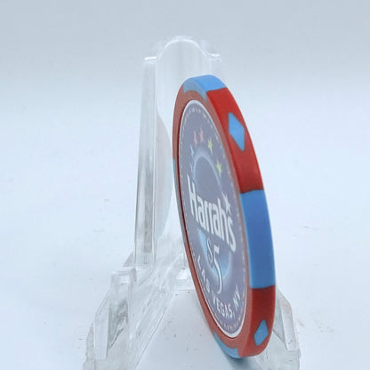 Harrah's Las Vegas Nevada 2003 'Big Game Day XXXVII' LE $5 Casino Chip E3344