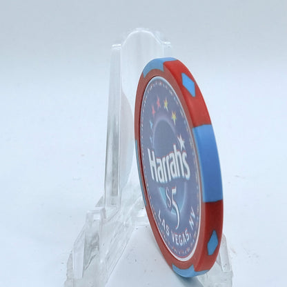 Harrah's Las Vegas Nevada 2002 'New Years' LE $5 Casino Chip E0940