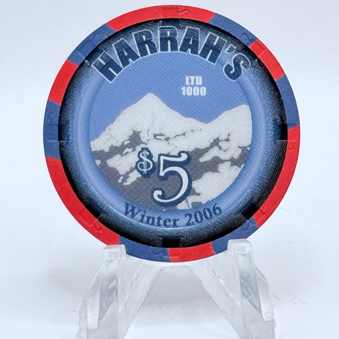 Harrah's Las Vegas Nevada 2006 LE $5 Casino Chip E5850