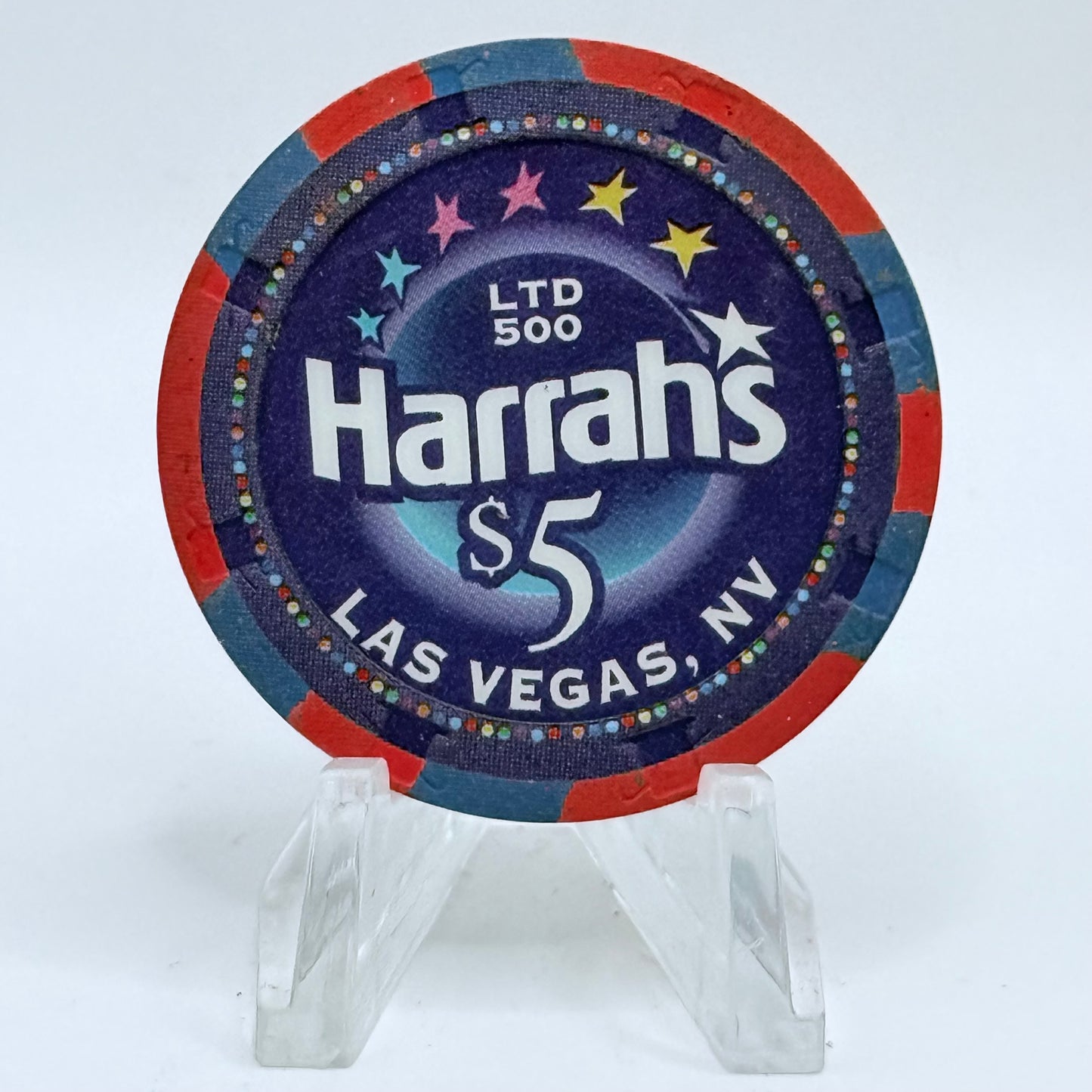 Harrah's Las Vegas Nevada 2005 'Mothers Day' LE $5 Casino Chip E4624