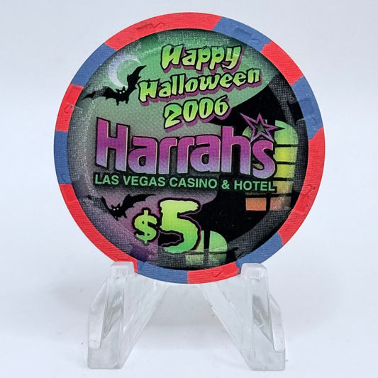 Harrah's Las Vegas Nevada 2006 'Halloween' LE $5 Casino Chip E5706