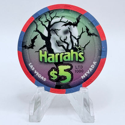 Harrah's Las Vegas Nevada 2006 'Halloween' LE $5 Casino Chip E5706