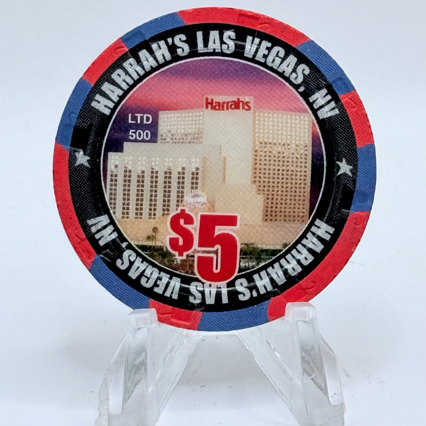 Harrah's Las Vegas Nevada 2005 'World Series Of Poker' LE $5 Casino Chip E4629