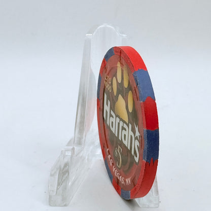 Harrah's Las Vegas Nevada 2006 'Year Of The Dog' LE $5 Casino Chip E8023