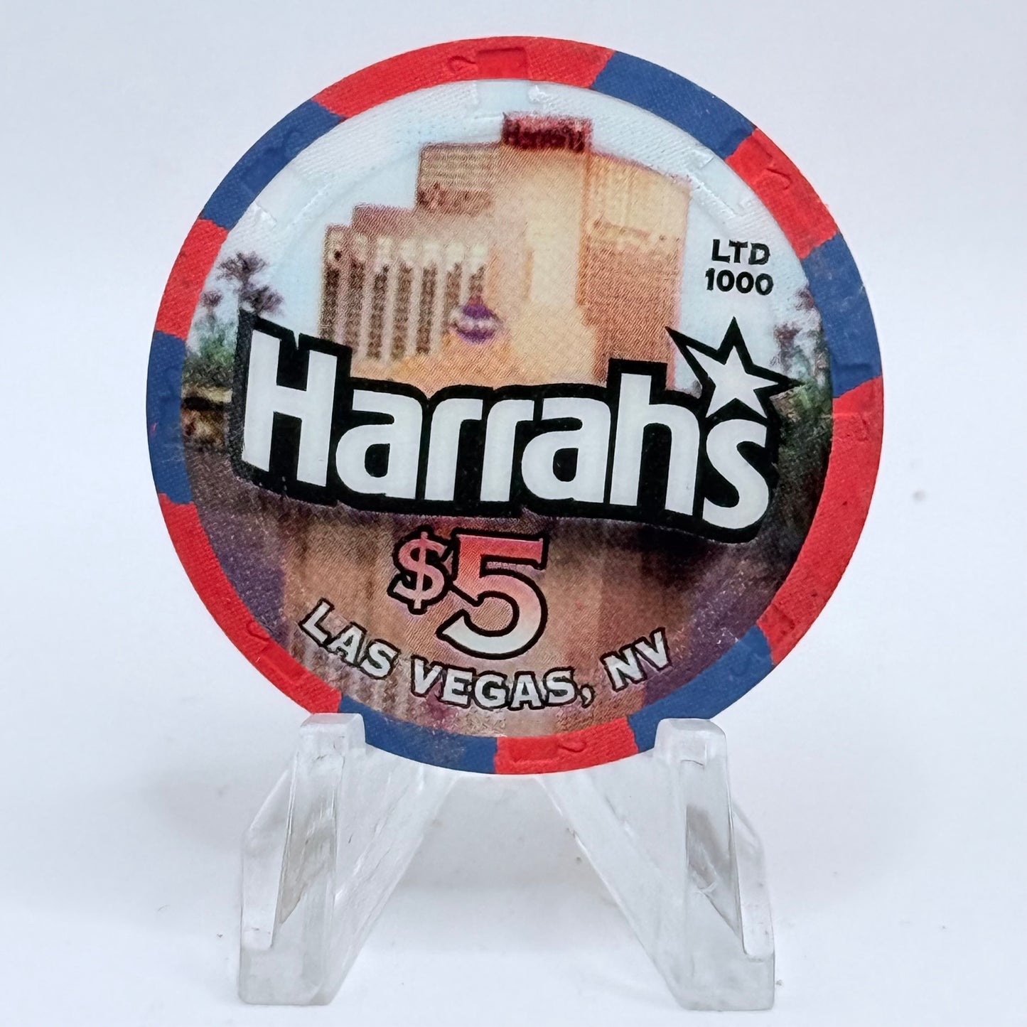 Harrah's Las Vegas Nevada 2006 'I Love Las Vegas' LE $5 Casino Chip E5533