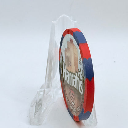 Harrah's Las Vegas Nevada 2006 'I Love Las Vegas' LE $5 Casino Chip E5533