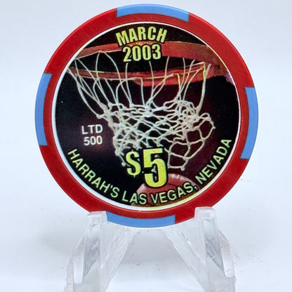 Harrah's Las Vegas Nevada 2003 LE $5 Casino Chip E0936
