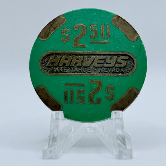 Harvey's (Wagon Wheel) Lake Tahoe Nevada 1986 $2.50 Casino Chip N6783