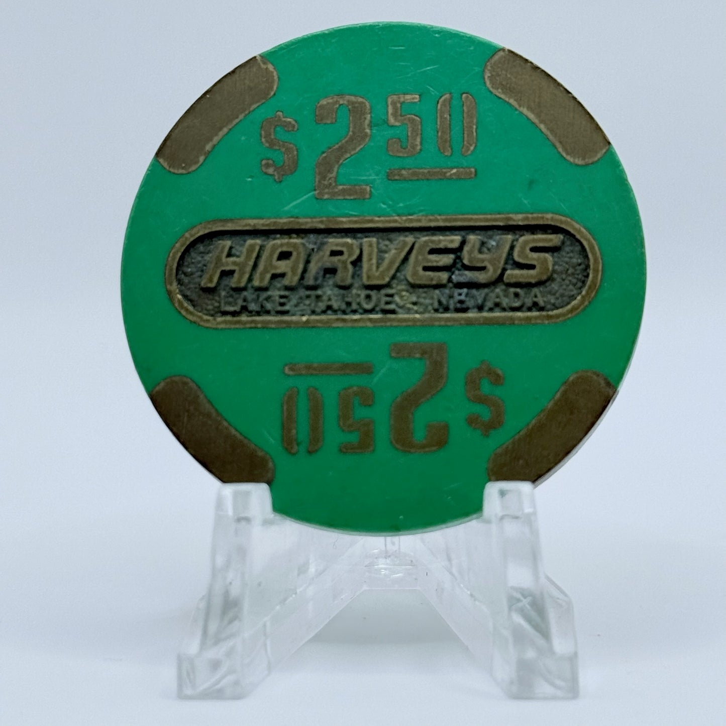 Harvey's (Wagon Wheel) Lake Tahoe Nevada 1986 $2.50 Casino Chip N6783