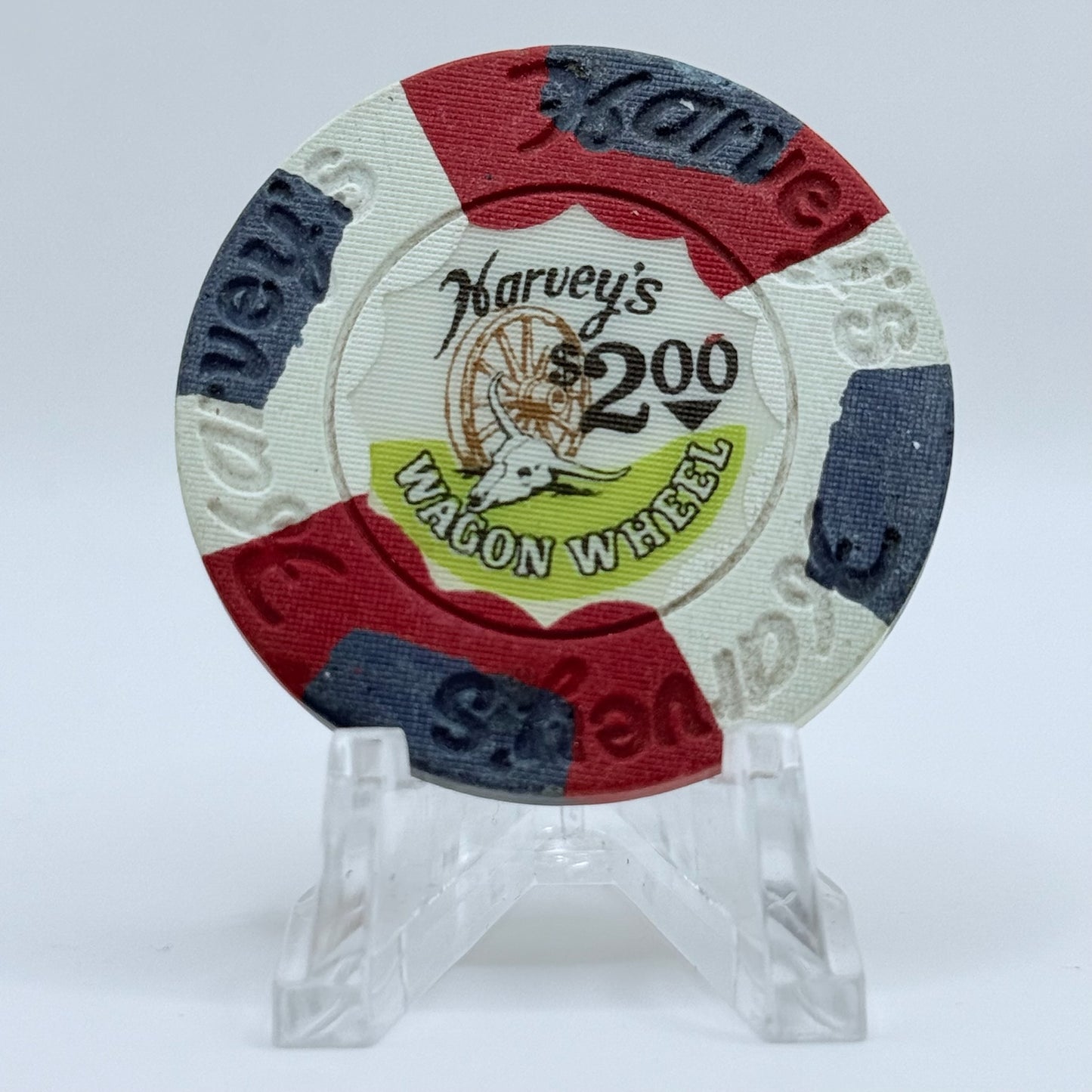 Harvey's (Wagon Wheel) Lake Tahoe Nevada $2 Casino Chip N4550